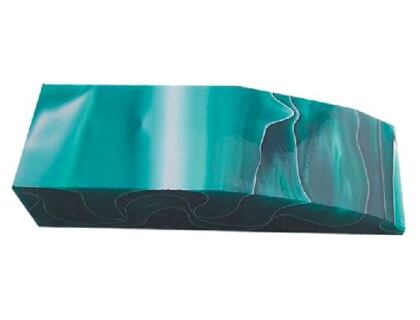 Acrylic Turquoise/Black block